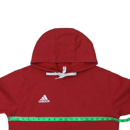 Mens UK Size M adidas Red Pullover Hoodie