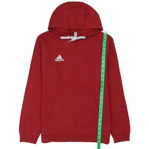 Mens UK Size M adidas Red Pullover Hoodie