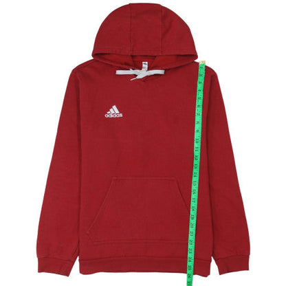 Mens UK Size M adidas Red Pullover Hoodie