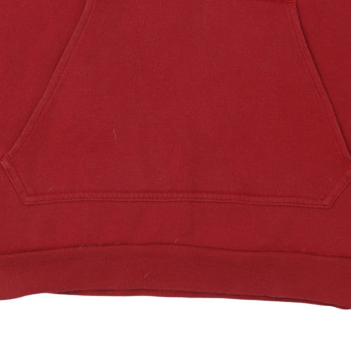 Mens UK Size M adidas Red Pullover Hoodie