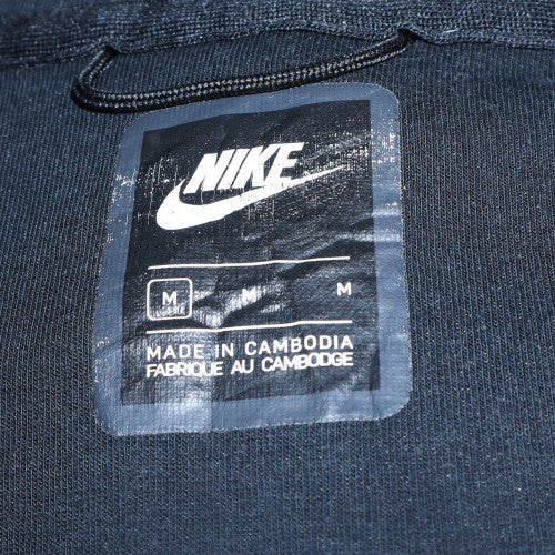 Mens UK Size M Nike Black Full Zip Hoodie