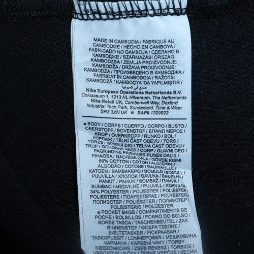 Mens UK Size M Nike Black Full Zip Hoodie