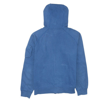 Mens UK Size M Nike Blue Full Zip Hoodie