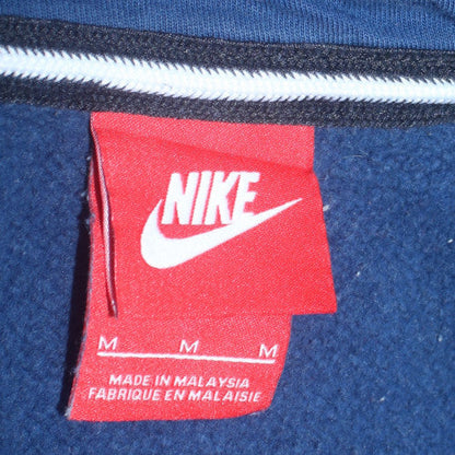 Mens UK Size M Nike Blue Full Zip Hoodie