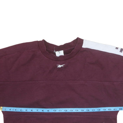 Womens UK Size M Reebok Red Pullover Sweatshirt