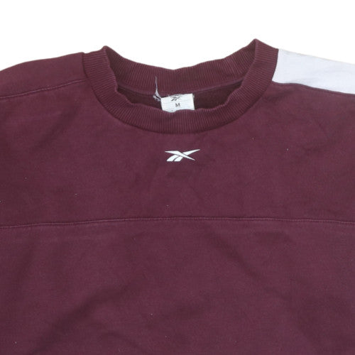 Womens UK Size M Reebok Red Pullover Sweatshirt