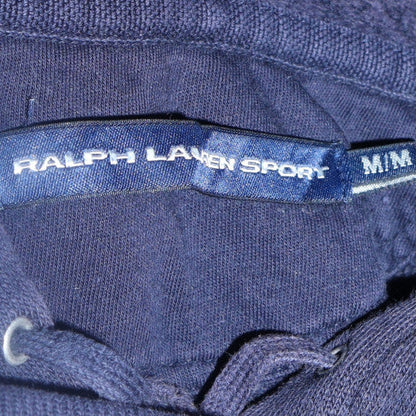 Mens UK Size M Ralph Lauren Sport Blue Full Zip Hoodie