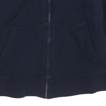 Mens UK Size M Ralph Lauren Sport Blue Full Zip Hoodie