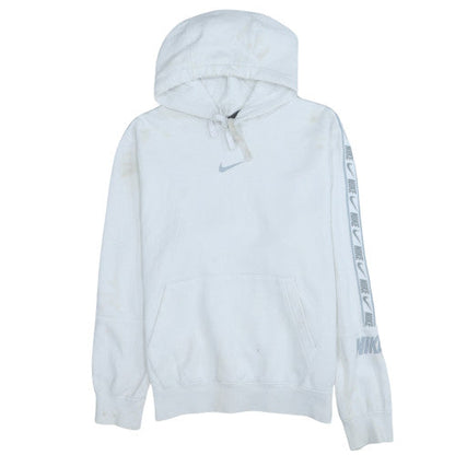 Mens UK Size S Nike White Pullover Hoodie