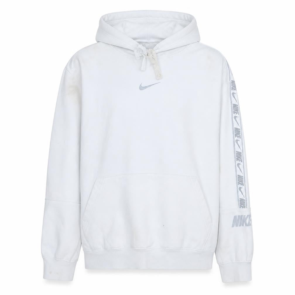 Mens UK Size S Nike White Pullover Hoodie