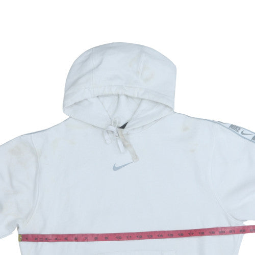 Mens UK Size S Nike White Pullover Hoodie