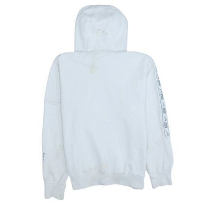 Mens UK Size S Nike White Pullover Hoodie