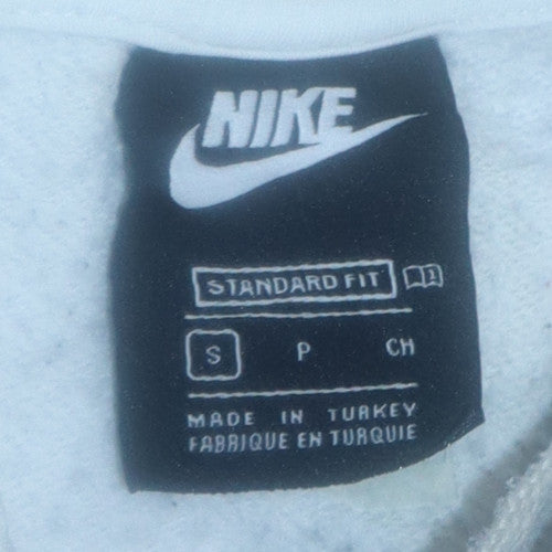 Mens UK Size S Nike White Pullover Hoodie