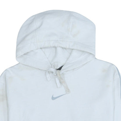 Mens UK Size S Nike White Pullover Hoodie