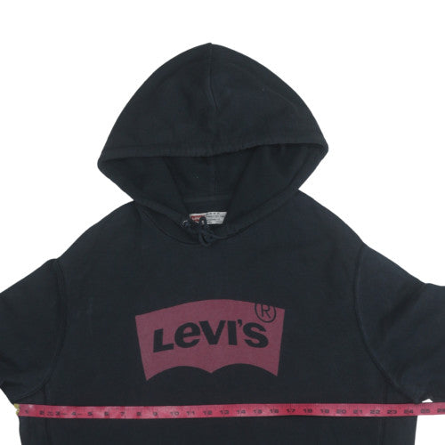 Mens UK Size XL Levi's Black Pullover Hoodie