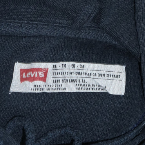 Mens UK Size XL Levi's Black Pullover Hoodie