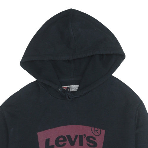 Mens UK Size XL Levi's Black Pullover Hoodie