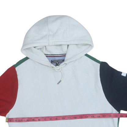 Mens UK Size S Tommy Hilfiger Multicoloured Pullover Hoodie