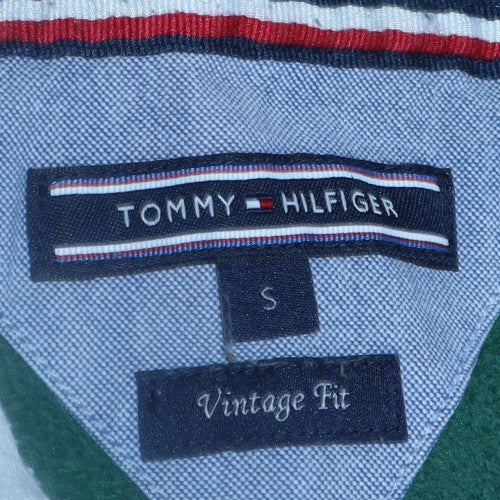 Mens UK Size S Tommy Hilfiger Multicoloured Pullover Hoodie