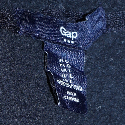 Mens UK Size L Gap Black Pullover Hoodie