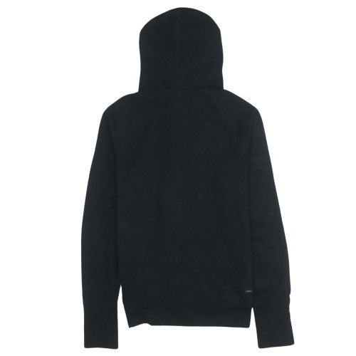 Womens UK Size M adidas Black Full Zip Hoodie