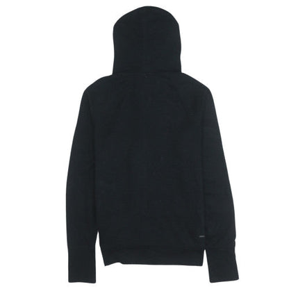 Womens UK Size M adidas Black Full Zip Hoodie
