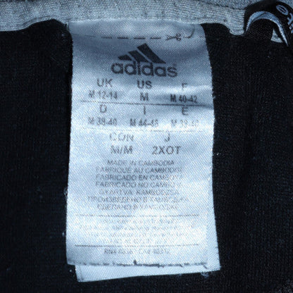 Womens UK Size M adidas Black Full Zip Hoodie