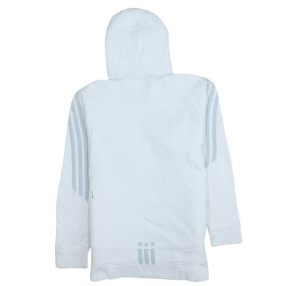 Mens UK Size L adidas White Pullover Hoodie