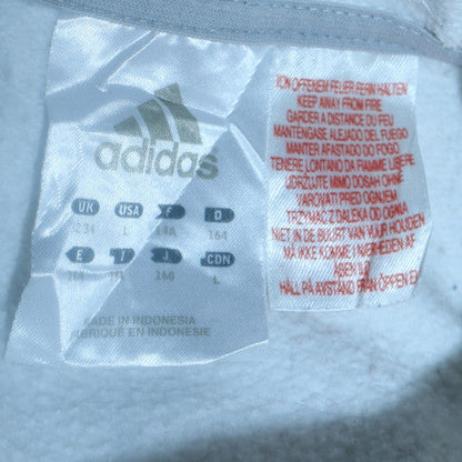 Mens UK Size L adidas White Pullover Hoodie