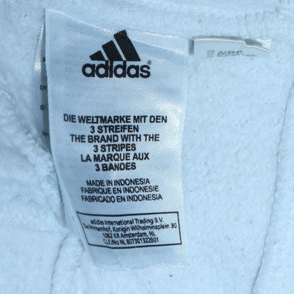 Mens UK Size L adidas White Pullover Hoodie