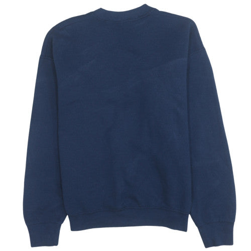 Mens UK Size L Fruit of the Loom Blue Pullover Sweatshirt