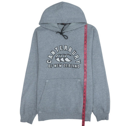 Mens UK Size M Canterbury Grey Pullover Hoodie