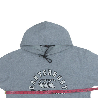 Mens UK Size M Canterbury Grey Pullover Hoodie