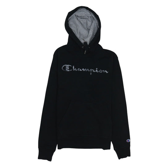 Mens UK Size S Champion Black Pullover Hoodie