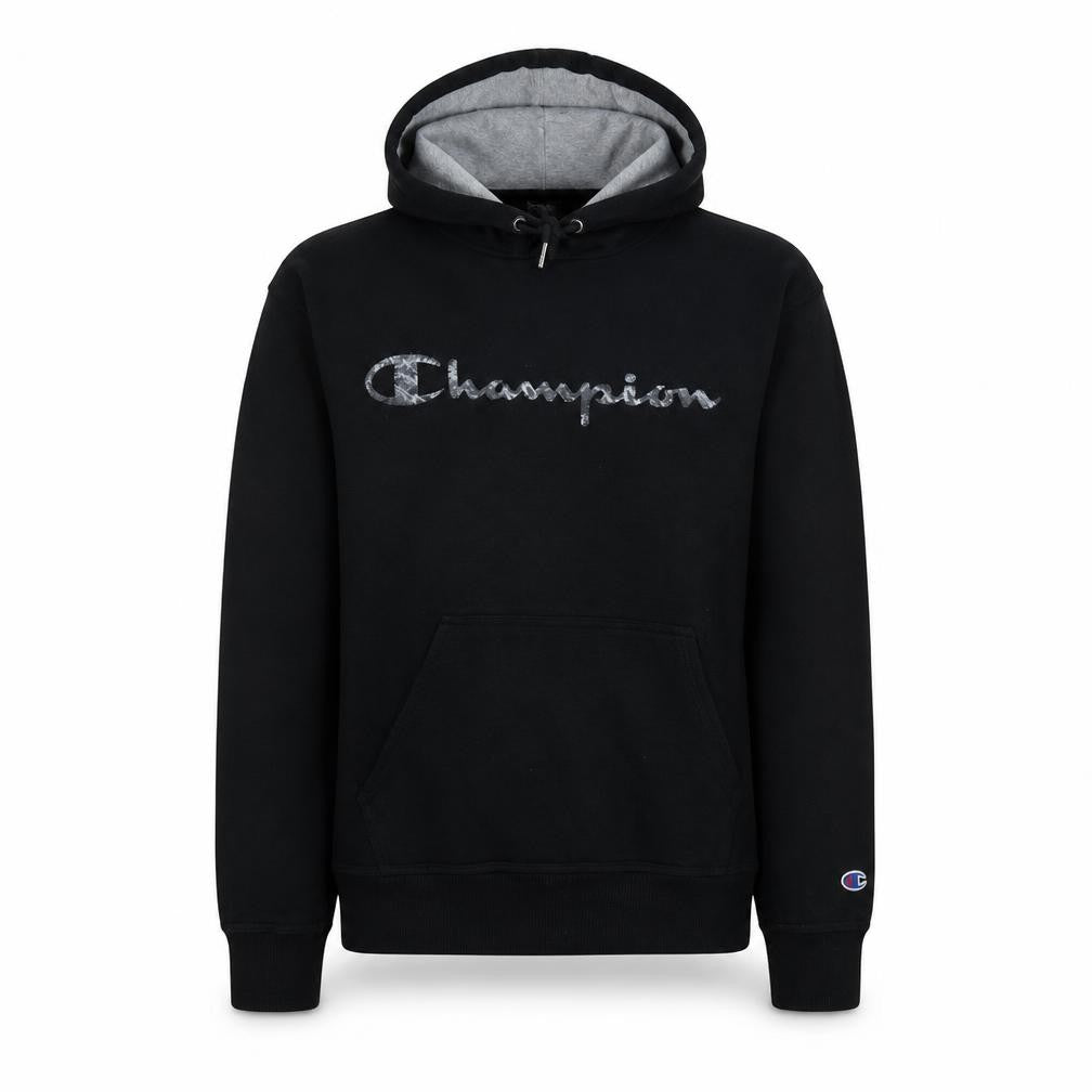 Mens UK Size S Champion Black Pullover Hoodie