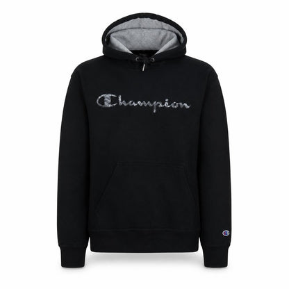 Mens UK Size S Champion Black Pullover Hoodie