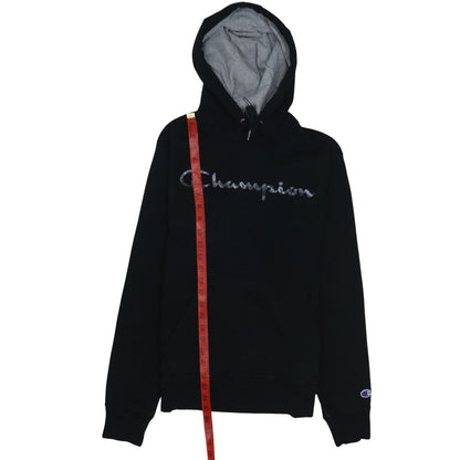 Mens UK Size S Champion Black Pullover Hoodie