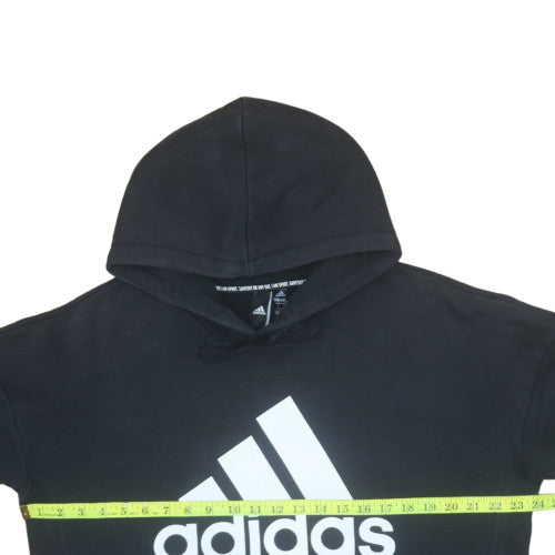 Womens UK Size L adidas Black Pullover Hoodie