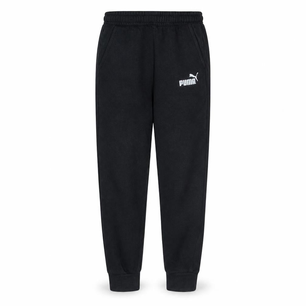 Mens UK Size S PUMA Regular Fit Jogger Black Trousers