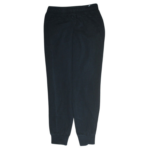 Mens UK Size S PUMA Regular Fit Jogger Black Trousers