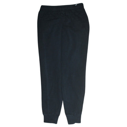 Mens UK Size S PUMA Regular Fit Jogger Black Trousers