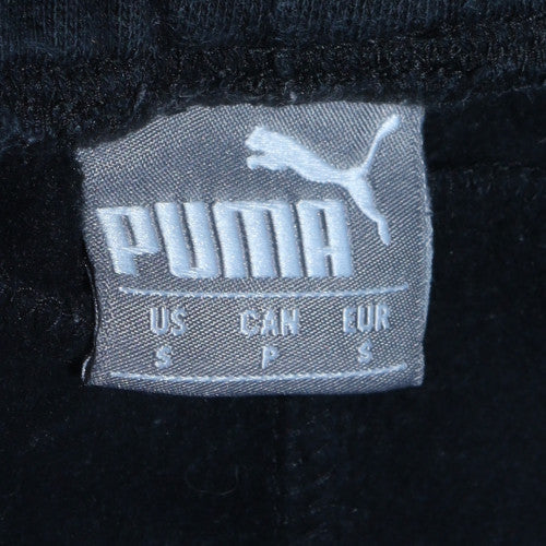 Mens UK Size S PUMA Regular Fit Jogger Black Trousers