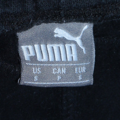 Mens UK Size S PUMA Regular Fit Jogger Black Trousers