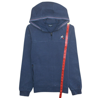 Mens UK Size XS le coq sportif Blue Pullover Hoodie