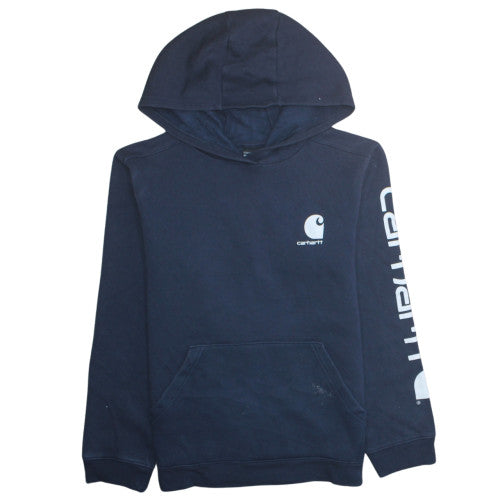 Womens UK Size 14-16 Carhartt Blue Pullover Hoodie