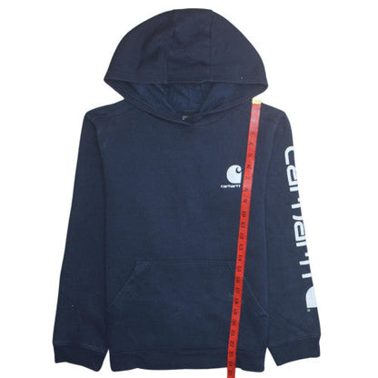 Womens UK Size 14-16 Carhartt Blue Pullover Hoodie