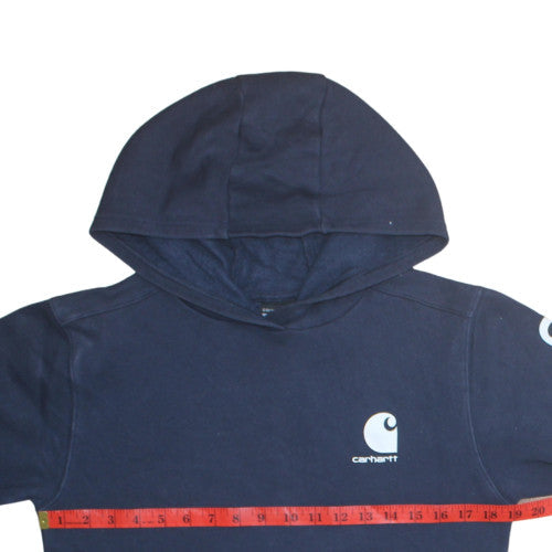 Womens UK Size 14-16 Carhartt Blue Pullover Hoodie