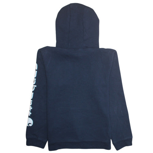 Womens UK Size 14-16 Carhartt Blue Pullover Hoodie