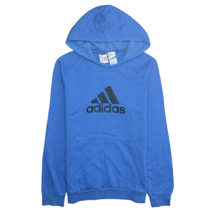 Boys UK Size 16 Years adidas Blue Pullover Hoodie