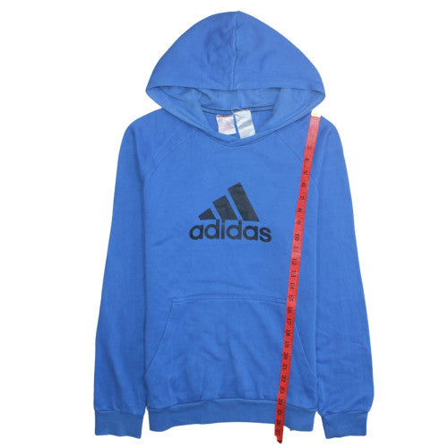 Boys UK Size 16 Years adidas Blue Pullover Hoodie